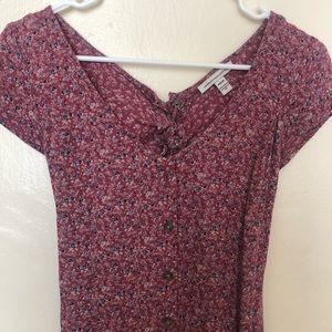 Vintage floral summer dress